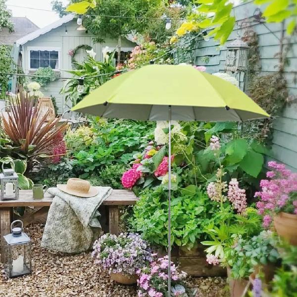 鉢植え、パティオの花、庭の緑化用の屋外植物用傘日よけ