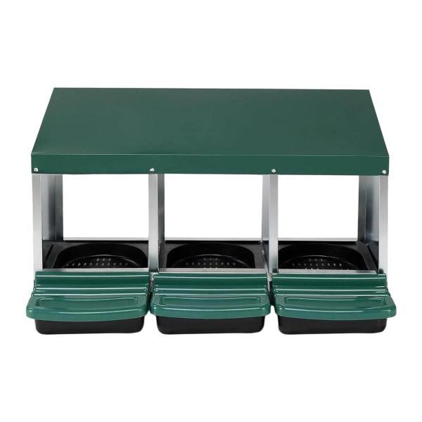 説明:[効率的な卵収集]: 鶏の巣箱は.卵を優しく保持し.破損を防ぎ.効率的な収集を保証し.プロセスをより便利にする思慮深いデザインが特徴です. [プレミアム素材]: 錆びにくい亜鉛メッキ鉄と高級PPで作られたこの鶏小屋は.日常使用に耐える...