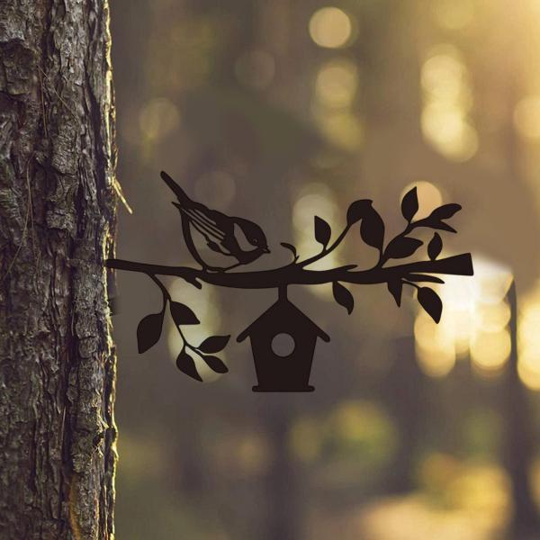 説明:[ユニークなデザイン]: 鳥のシルエットが特徴のこの2Dの鳥の枝の金属アートウォールサインは.創造的で装飾的で.屋外の庭の装飾に最適です. [切り抜き職人技]: 金属くり抜き職人技で作られた2Dメタルアートは明確に定義され.視覚的な深...