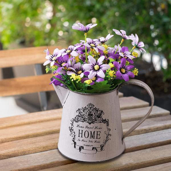 説明:[ユニークな形状]: レトロで素朴な水差しの花瓶.持ち運びに便利なハンドル付き.シンプルでヴィンテージなデザイン.フラワーアレンジメントの花瓶としてだけでなく.繊細な卓上装飾としてもお使いいただけます. [ホームデコレーション]: こ...