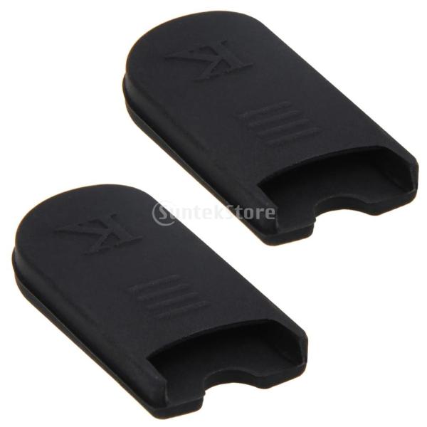 説明:サクソフォンサックスのために快適な2本の黒いゴムの親指の残りのクッションパッド指プロテクターアルト、テノールソプラノサックスに適しています正しい指の位置を維持するのに役立ちますゴム製、柔らかく、環境に優しく、快適で耐久性があります。 ...