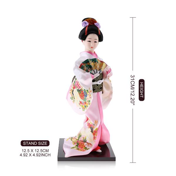 誠実 家 着物人形 芸者 日本人形 全6種類 工芸品 和風 装飾 舞踊 2