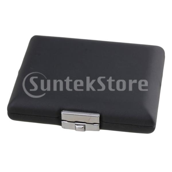 説明:黒の木製ファゴットリードケース収納ボックスコンテナ.3ピースのリードを保持人間工学に基づいて.しっかりと閉じて簡単に開くように設計されていますケースの側面にある小さな通気口により.空気の流れがカビを防ぎますリードをより安全に保護するた...