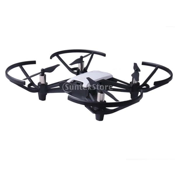 説明:ドローンボディーバッテリーアンチトリップ保護カバーダストプラグアンチスナップバックルDJI Telloアクセサリー用ハンギング DJI Tello RC Drone Quadcopterのスーツ材質：プラスチックカラー：ブラックサイズ...