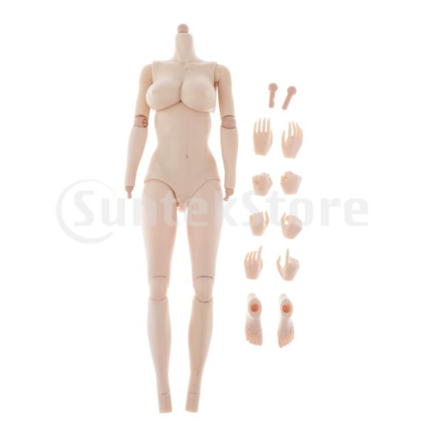 シームレス女性カスタムフィギュア アクションフィギュアボディ 彫刻モデル 12インチ 1/6女性 シームレス