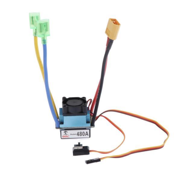 仕様:順方向:連続電流80A /ピーク電流480A 逆:連続電流60A /ピーク電流300A  2個のリチウム電池または6個のニッケル水素540.550.775サイズのモーター:?12TまたはRPM 20,000rpm未満.  3セルリチウ...