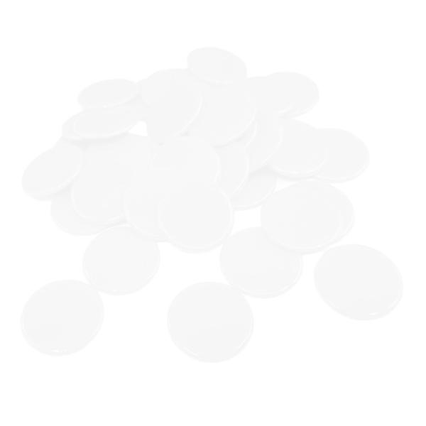 100pcsポーカーチップコイン単色カジノ供給家族ゲームAccs白