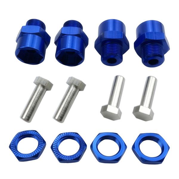 12mmから17mmのメタルホイール六角ハブアダプター 1/10 2WD 4X4 RC車両