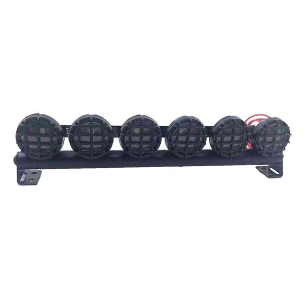 6 LED rcカースポットライト 1/10 RCクローラーカースポットライトルーフライトバー