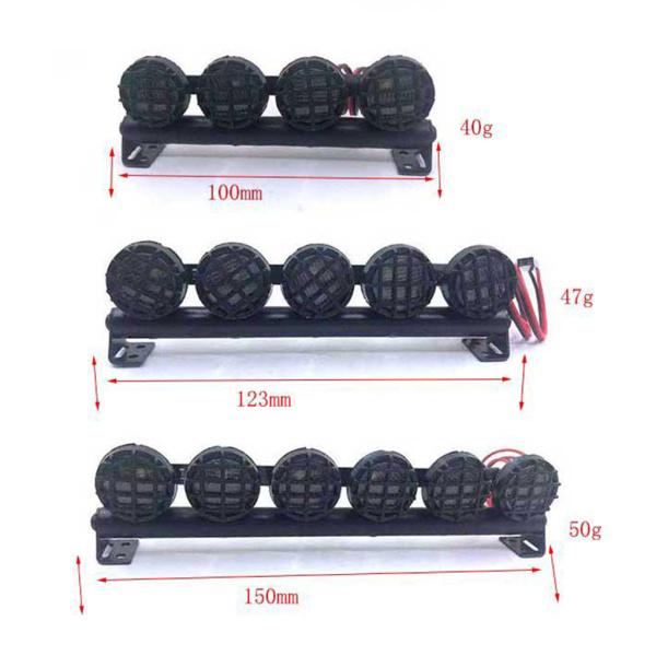6 LED rcカースポットライト 1/10 RCクローラーカースポットライトルーフライトバー