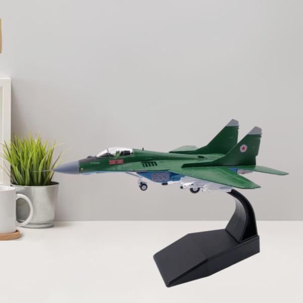 1/100 MIG-29戦闘機ダイキャストモデル航空機、ディスプレイスタンド