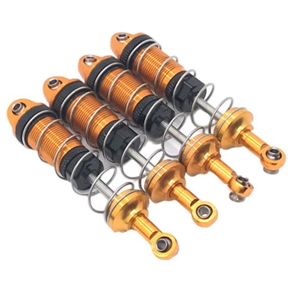 4pcs 1:10 HB4WDモデルトラック用RCショックアブソーバーダンパーカー 