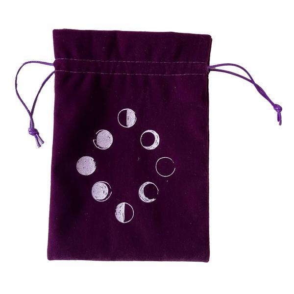 説明:快適な感触のためのベルベット生地.収納袋の大きさは約13x18cm / 5.12x7.09inchタロットカード.ジュエリー.おもちゃなどの保管に使用できます.ほとんどの標準サイズのタロットカードを収納できる見栄えの良いタロットバッグ...