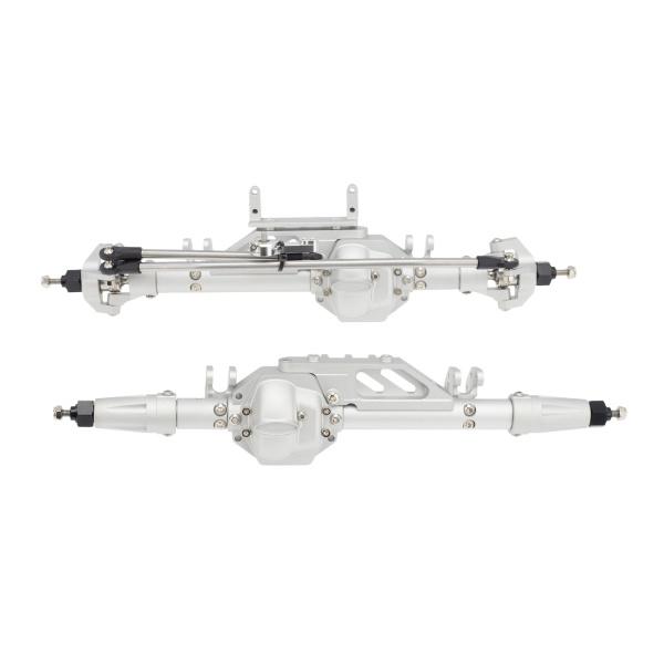 フロント＆リアアクスルセットシルバー1：10RCアキシャルレイス  