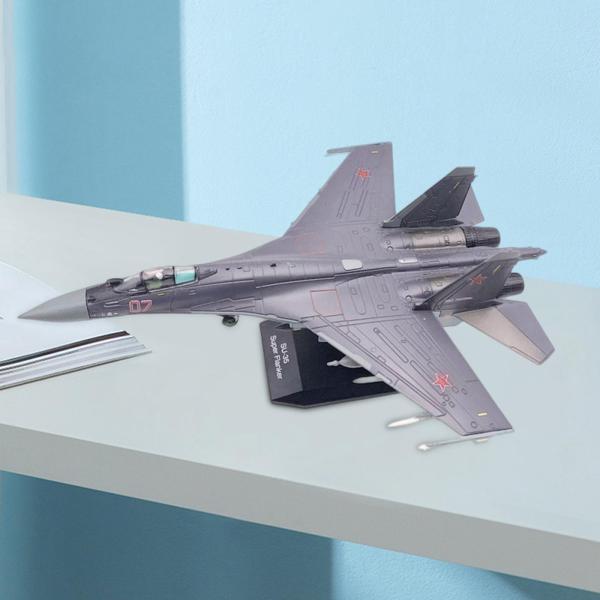 ダイキャスト1/100ロシアSU35戦闘機飛行機モデル装飾合金家庭用 ダイキャスト1/100ロシアSU35戦闘機飛行機モデル装飾合金家庭用