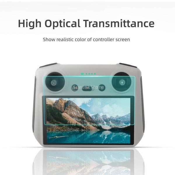 DJI Mini 3Pro用 保護フィルム スクリーンプロテクター DJIRCフィルム 強化ガラス 高光透過 9H超硬度 全面保護 破裂防止