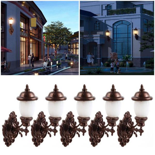 説明:モデルウォールランプ:ミニチュアモデルウォールランプキット.黄色のウォームライト.1パッケージに5個.モデルの建物の装飾に適しています.耐久性のある素材:ミニチュアトレインランプ.軽量のプラスチック金属素材.耐摩耗性の金属.レトロ.フ...