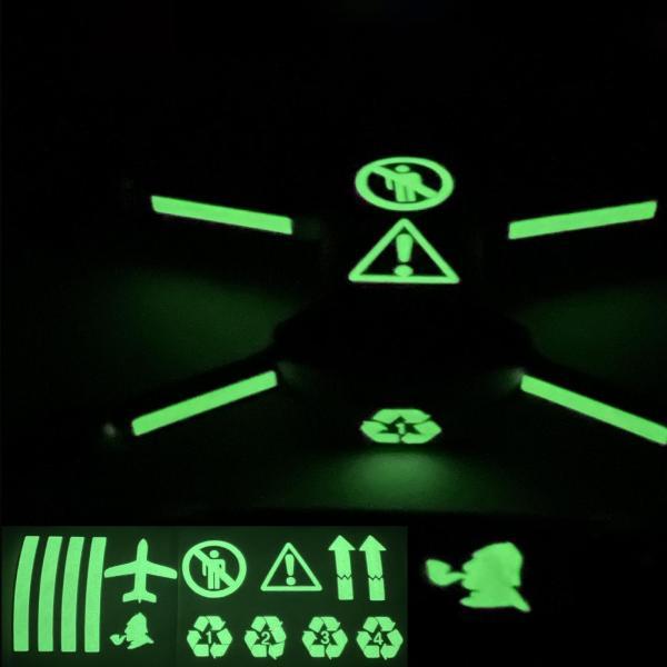 説明:装備:このアクセサリーセットは.DJIMini3ドローンに適合します.プレミアム素材:ステッカーキットはPVCとPET素材でできており.耐久性があり.傷がつきにくく.飛散防止です.夜間の安全性:この発光ステッカーフィルムは暗闇で光り....