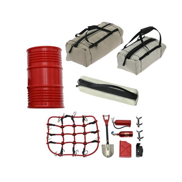 RC クローラーアクセサリー装飾弾性荷物ネット飾り DIY 交換用オイル  