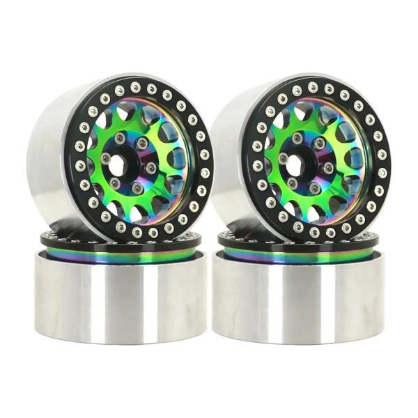 説明:[素材]ホイールリムはアルミニウム製で.変形しにくく.高強度で軽量です.[互換性]RC リムは.SCX10.CFX SCX10 Pro.RC4WD.D90 およびその他の 1/10 Rc クローラーに適しています.[取り付け簡単]RC...