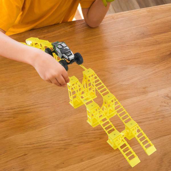 説明:[リアルなオフロード体験]: このRCブリッジは.急な斜面とバランスの取れたセクションを組み合わせた台形ランプブリッジデザインを特徴としており.RCカーの挑戦的なオフロード運転シナリオを忠実にシミュレートします. [ダブル障害物チャレ...