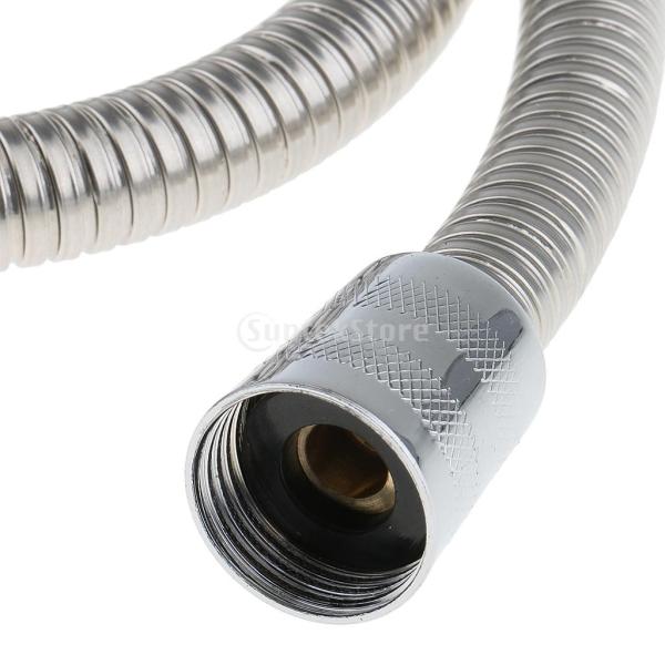 0.7-1.2m 柔軟 ステンレス バスルーム シャワーホース 交換チューブ パイプ 全5種選べ - 銀2 0.7m /【Buyee】 0.7-1.2m 柔軟 ステンレス バスルーム シャワーホース 交換チューブ パイプ 全5種選べ - 銀2 0.7m /【Buyee】