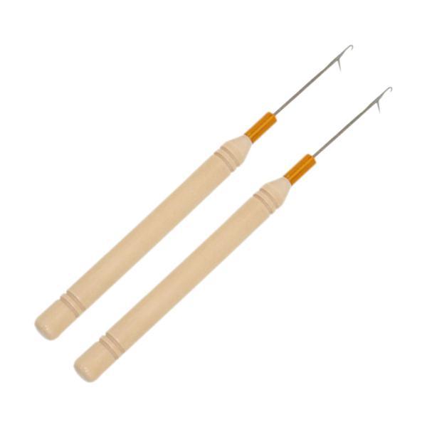 説明:[素材]このかぎ針2本セットは丈夫な木材とスチール素材で作られており.長期間の使用と快適なグリップを実現し.クラフトのニーズを満たします. [理想的なサイズ]ヘアエクステンション引っ張りフックの長さは14.5cmで.髪を編んだり染めた...