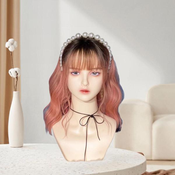 説明:[デザイン]: メッシュウィッグキャップ付きのリアルなマネキンヘッドはウィッグを保持し.滑りを防ぎます.メイクアップで.モデルディスプレイウィッグをより美しくファッショナブルに見せます. [素材]: ウィッグスタンドはPVC素材で作ら...