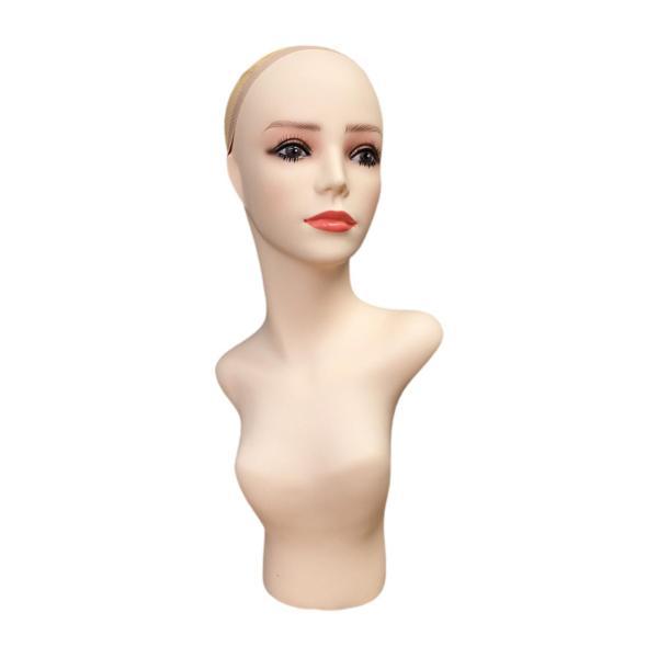 女性のウィッグヘッドマネキン頑丈なウィッグディスプレイジュエリーネックレスハットのスタンド