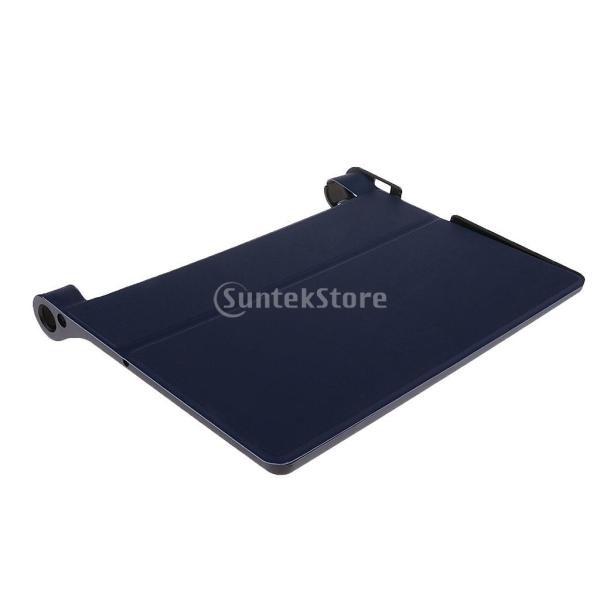 Dovewill Lenovo Yoga Tab 3 Pro 10 YT3-X90L 10.1適用 軽量 耐久性 PC保護カバー OTGケーブル+スタイラスペン 全3色 - ブルー