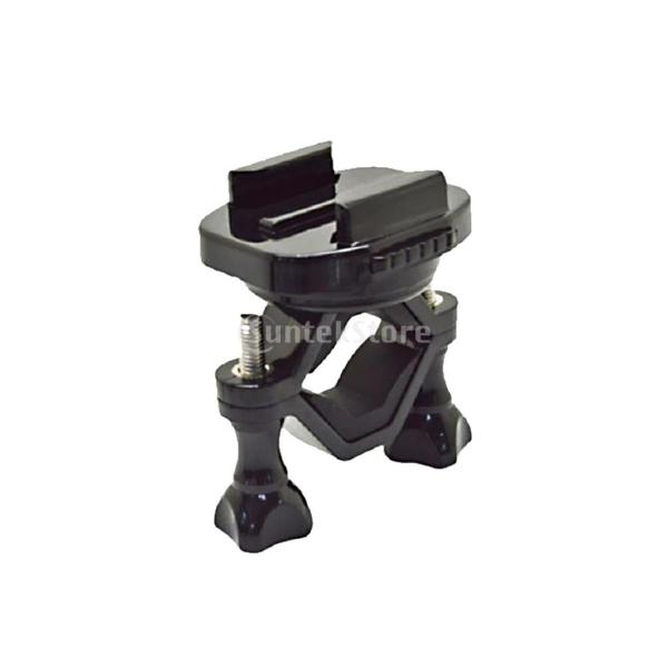 Lovoski GoPro Hero カメラ用 自転車ハンドルバー カメラホルダー 全4色選べる - 黒