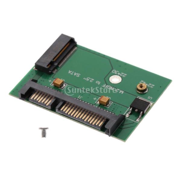 Fenteer 2.5インチ SATA ライザー カード M.2 NGFF アダプタ カード 108 * 67 * 4ミリメートル