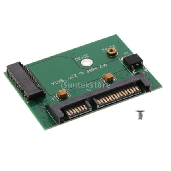 Fenteer 2.5インチ SATA ライザー カード M.2 NGFF アダプタ カード 108 * 67 * 4ミリメートル