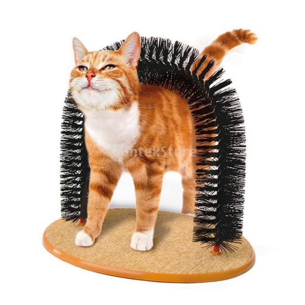 猫 お手入れ 髪の除去 マッサージ グルーミング アーチ ブラシ スクラッチ パッド おもちゃ 毛づくろい Stkショップ 通販 Yahoo ショッピング