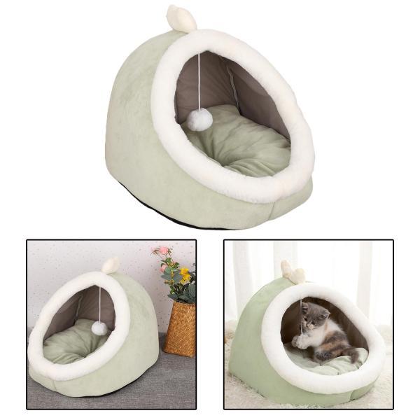 説明:素敵な動物の形をしていて.ペットの注意を引くのに適しています.また.家を飾るのにも適しています.小さな犬猫にぴったりの.手触りが良く.毒性がなく.味のない最高級のファズ生地を採用.柔らかいフリースの洞窟のようなベッドが特徴で.小さくて...