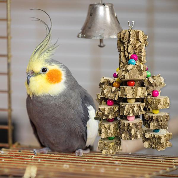 説明:天然木材材料で作られ.ネジで接続されている木の鳥の咀嚼のおもちゃ - 非常に頑丈でより安定しています.このおもちゃはペットの鳥に登る.噛む.探検し.そして奴隷に登るための高かった場所を提供して.彼らが活発で健康的に保ちながら.彼らの孤...