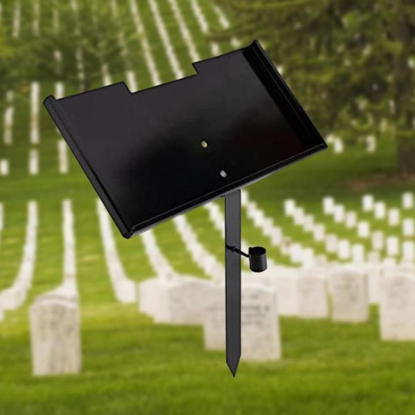 説明:素材:頑丈な鉄素材.耐候性.錆びず.永久に色あせしません.墓石ディスプレイスタンド:人間やペット.猫.犬の墓石の墓標の墓の記念の墓石に最適です.愛する記念: 愛する動物を失うことは.家族の一員を失うような気がします.愛するユニットの墓...