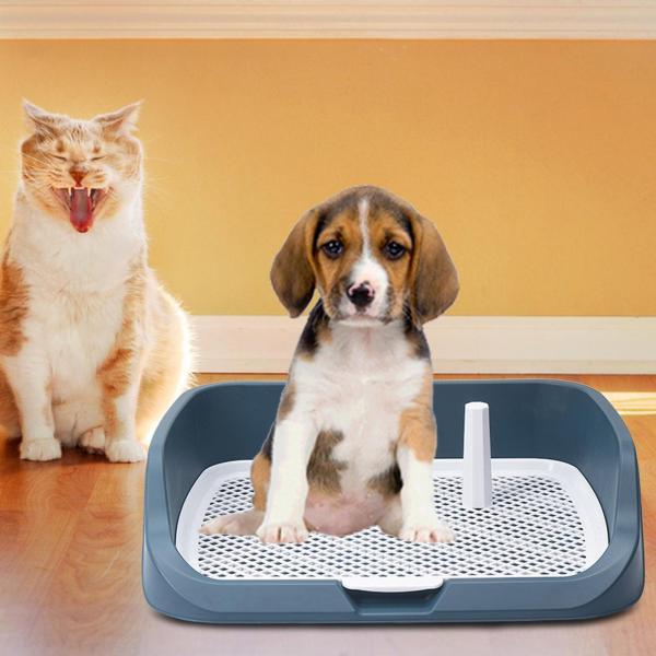 説明:素材: 犬用トイレは高品質のPP製で.丈夫で丈夫です.特徴:トレイメッシュは適切な間隔で配置され.大きなスペースがあり.ペット用トイレに高いガードレールがあり.尿の飛び散りを防ぎます.お手入れ簡単:グリッドプレートを取り出し.グリッド...