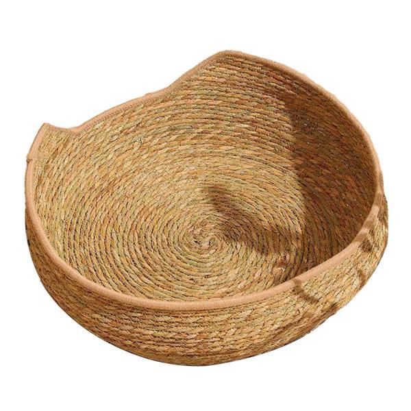 説明:[ユニークなデザイン]猫ベッドは高品質の素材で作られており.通気性に優れています.引っ掻きテクスチャーデザインの猫のスクラッチパッドは.寝ているベッドのように見え.ラウンジチェアとしても使用できます.[快適]: 猫用ベッドバスケットは...