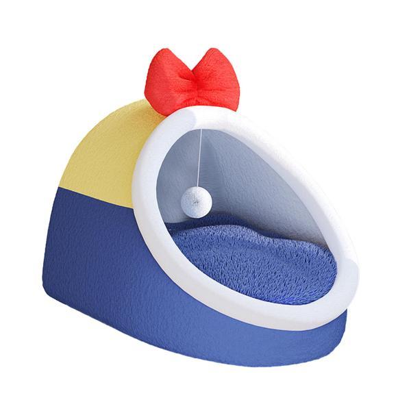 説明:[プレミアム素材]この猫ベッドはプレミアムプラッシュ生地で作られており.暖かくて手触りが柔らかく.ペットに居心地の良い快適な家を提供します.[デザイン]半密閉型クレードルデザイン.オールシーズン普遍的で.安全で保護された気分を保ちます...