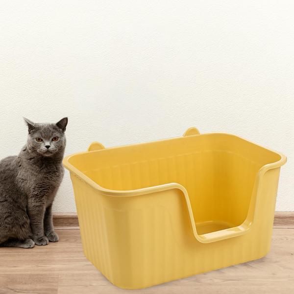 猫用トイレ 便器 お手入れ簡単 防滴 オープントップ ペット用トイレ