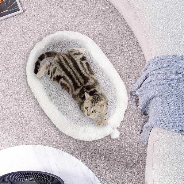 説明:[快適な睡眠]: 猫用ベッドまたは子犬用ベッド.楕円形.豪華なデザイン.非常に柔らかく快適で.ペットに良い睡眠体験を提供します. 23.62インチ×15.75インチ×3.15インチ.[スーパーソフト]:冬のペットベッドは柔らかく長い豪...