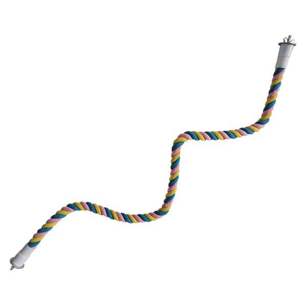 説明:[ペットの鳥を運動させる]:鳥ロープ止まり木は.オウムなどのペットの鳥が脚力やジャンプ能力を鍛えるのに役立ち.素晴らしい鳥ロープ止まり木おもちゃです.[サポート]: オウムの綿ロープは自由に曲げることができ.さまざまな形に調整でき.サ...