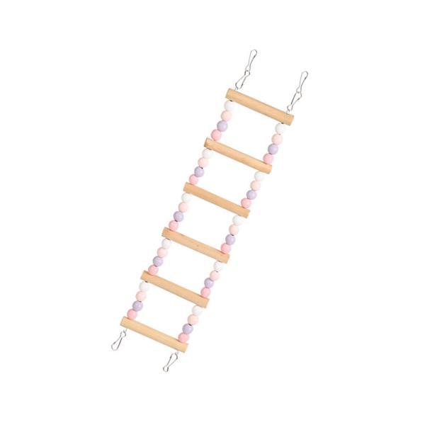 説明:[ペットの鳥のスイング]: 木製のオウムのスイングおもちゃは.鳥を楽しませ.ケージの退屈を和らげるように設計されています.スイングは鳥の知能を発達させ.調整とバランスのスキルを助けます.[用途]: フィンチ.カナリア.小さなセキセイイ...