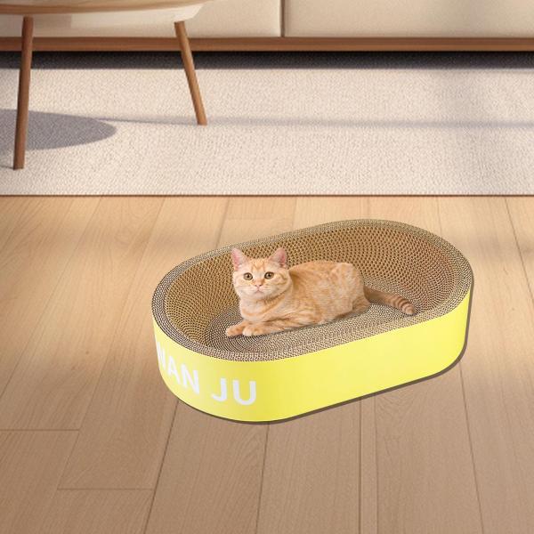 説明:[デザイン]: 楕円形のボウル型ラウンジベッドは.ペットの注目を集めます.猫はベッドやソファのようにパッドの上に横たわることができます. [高品質]: 猫用爪とぎ段ボールは段ボール製で.手触りが良く.耐久性があり.丈夫です. [特徴]...