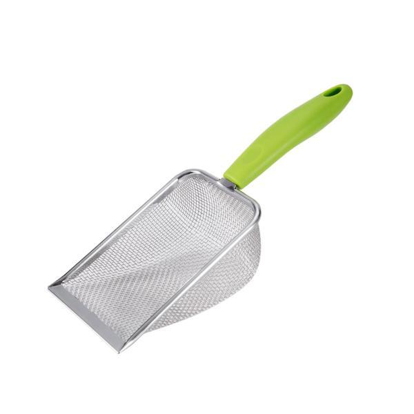 説明:[素材]:当社の猫用トイレスペードはステンレススチール素材で作られており.耐久性があり.頑丈で長持ちします. [デザイン]: 猫砂スコップは滑らかな傾斜面.中空の細かいメッシュデザイン.軽く押すだけで素早くふるい分け.アップグレードさ...