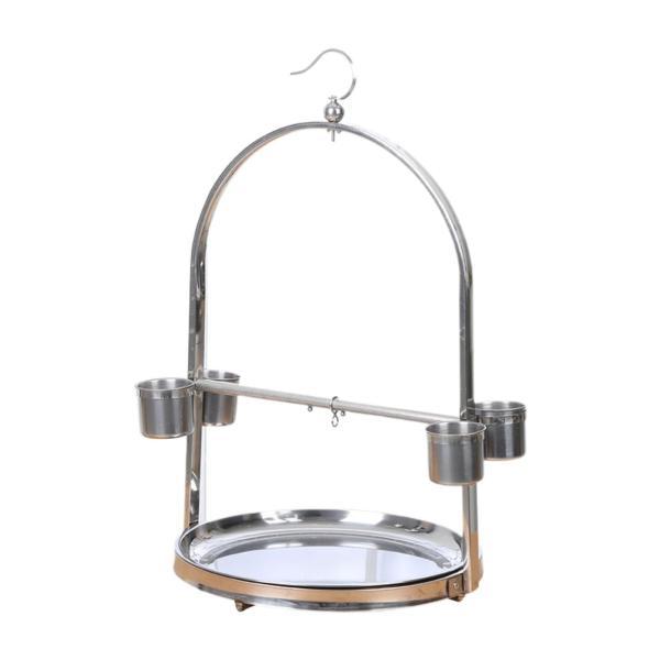 説明:素材:このオウムテーブルトップスタンドはステンレススチール素材で作られており.噛みつきにくく.表面が滑らかです.親和性の向上:このオウムスタンドをテーブルの上に置いて.鳥をその上に置いて.あなたに近づかせたり.遊んだり.手の訓練をした...