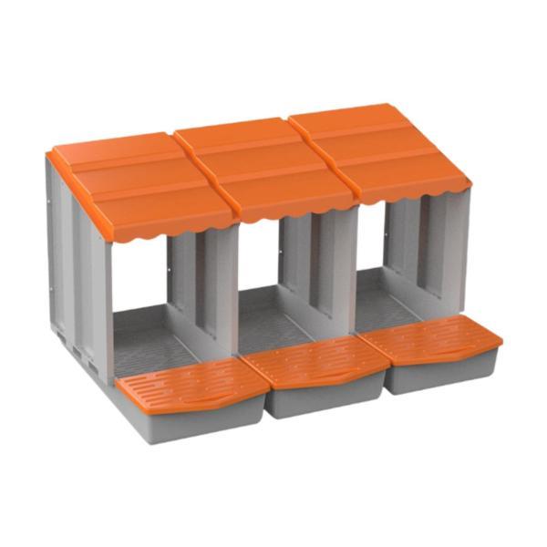 説明:[素材]: 産卵箱はPP素材で作られており.組み立てが必要です. [卵の収集と保護]: 鶏の産卵箱は.卵が安全に前面の収集エリアに転がり.卵の収集を簡素化します.巣に手を伸ばす必要がないため.鶏が卵を潰すのを防ぐことができます. [快...