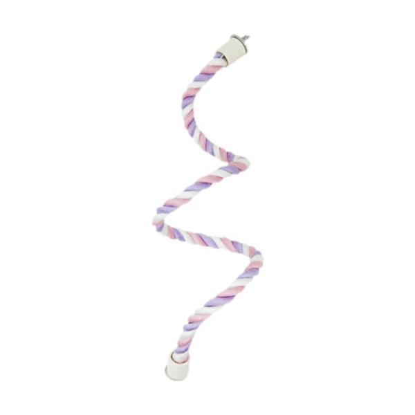 説明:[ペットの鳥の運動]: 鳥用ロープパーチは.オウムなどのペットの鳥の脚力やジャンプ力を鍛えるのに役立ち.素晴らしい鳥用ロープパーチおもちゃです. [サポート]: オウムの綿ロープは自由に曲げることができ.さまざまな形に調整でき.サポー...