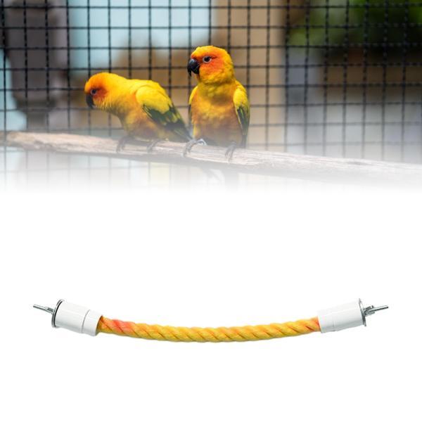 説明:[ペットの鳥の運動]: 鳥用ロープパーチは.オウムなどのペットの鳥が脚力やジャンプ力を鍛えるのに役立ちます.また.鳥用ロープパーチのおもちゃとしても最適です. [サポート]: オウムの綿ロープは自由に曲げることができ.さまざまな形に調...